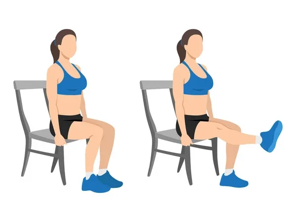 Best Exercises for Osteoporosis: Seated Leg Extensions