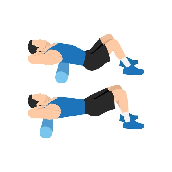 Stretches for Rounded Shoulders: Thoracic Extension On Foam Roller