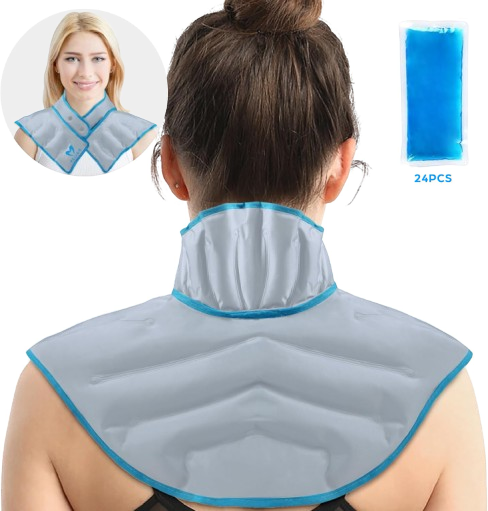 Recovery Products for Whiplash: Hot/Cold Therapy Gel Packs - Soothe Inflammation And Relax Muscles