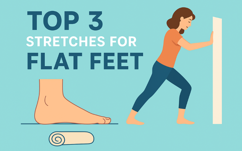 You are currently viewing Top 3 Stretches for Flat Feet (2025 Guide): Relieve Pain, Strengthen Arches, and Improve Foot Health Today